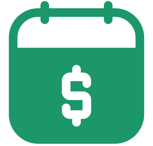 Monthly payment icon