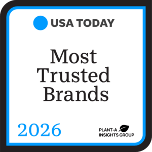 USA Today Most Trusted Brands 2026 Badge