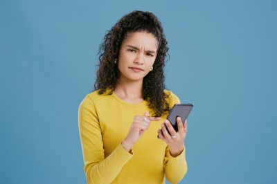 Confused, woman