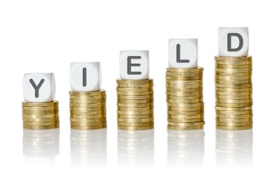 Coin stacks with letter dice - Yield